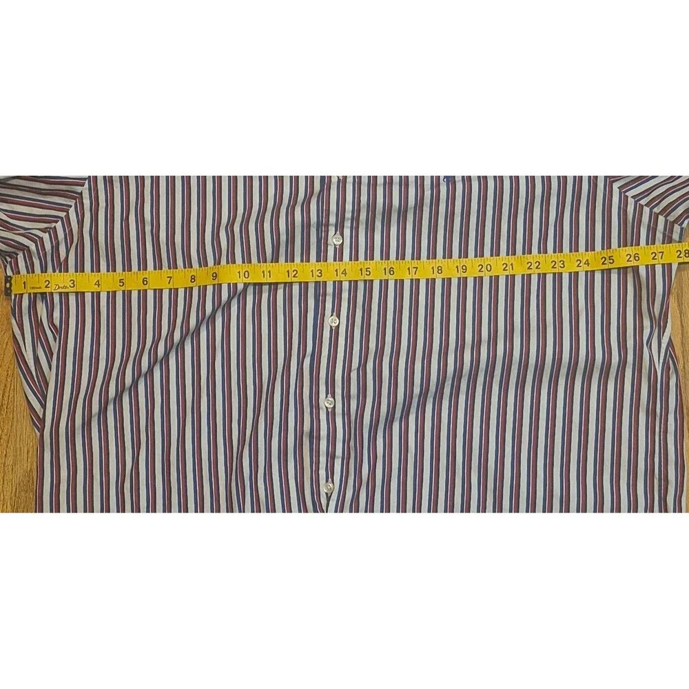 Polo Ralph Lauren Striped Polo Shirt Classic Fit Mens Size XL Red White Blue